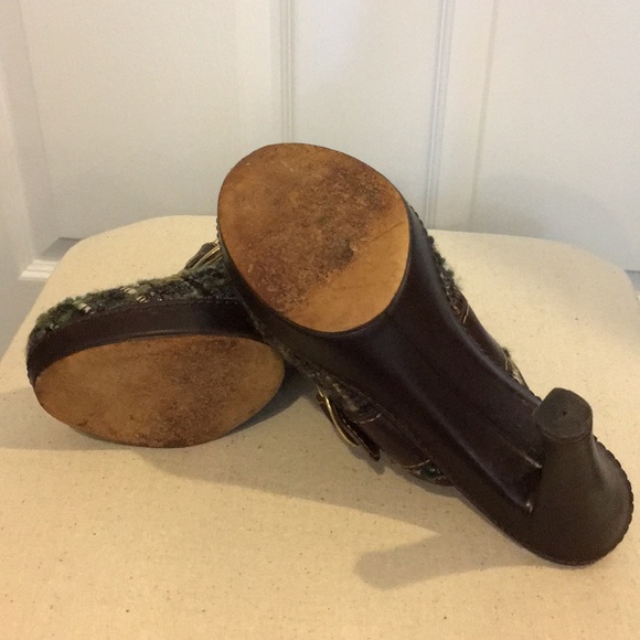 Coach tweedy fun but classy mule, size 7.5 - Picture 4 of 8